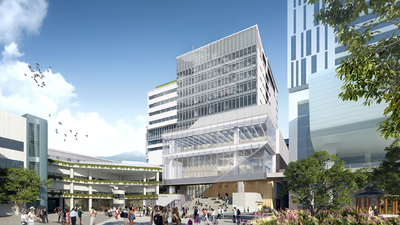 香港城市大學賽馬會大樓 — 教學樓及體育館